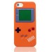 iPhone 5c - 3D Silicone Classic Game Boy Soft Protective Phone Cover Case - Orange